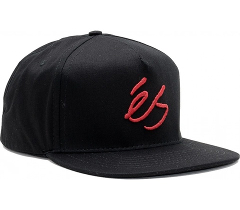 És Script Snapback Black