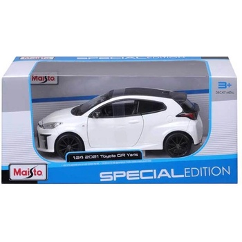 Maisto SP EDITION Кола 2021 Toyota GR Yaris 1: 24 бяла