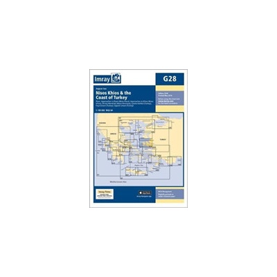 Imray Chart G28 - Nisos Khios & the Coast of Turkey Imray Sheet map folded