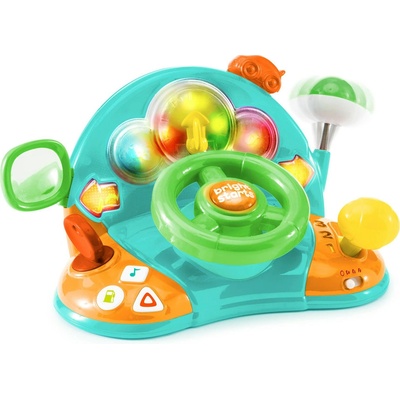 BRIGHT STARTS Hračka hudební světelná volant Lights & Colors Driver™ 6m+
