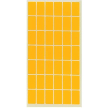 Spree Етикети 17/30 мм, 42 бр. на лист, 10 л. , оранж (3800884173275)