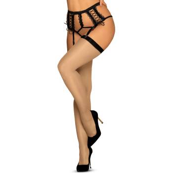Image 1 of Obsessive S814 Stockings Nude S/M