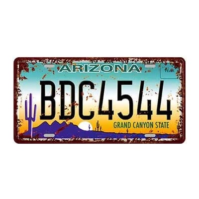 Ceduľa značka Arizona