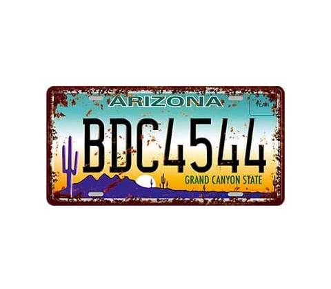 Ceduľa značka Arizona