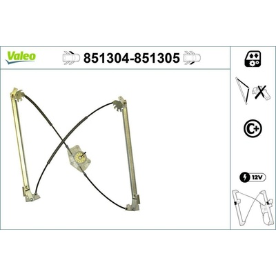 Zvedací zařízení oken VALEO 851304