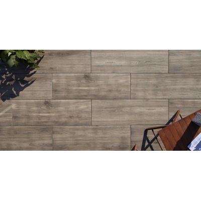 Seviano Bazénový lem pravoúhlý 34 x 120 x 5 cm Harena Holz Marrone