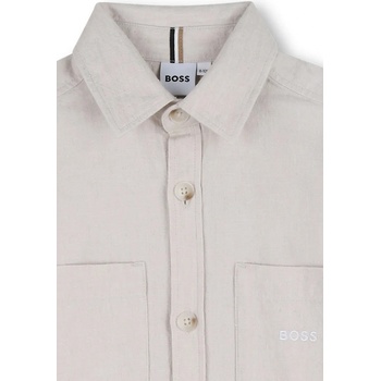 BOSS Детска риза с лен boss (j52942.162.174)