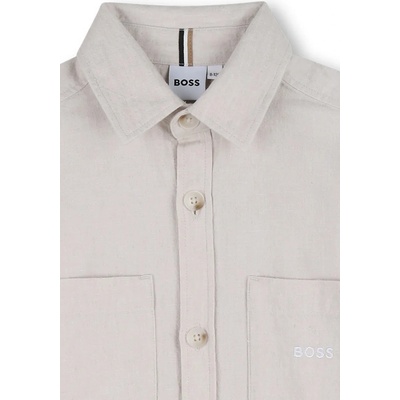 BOSS Детска риза с лен boss (j52942.162.174)