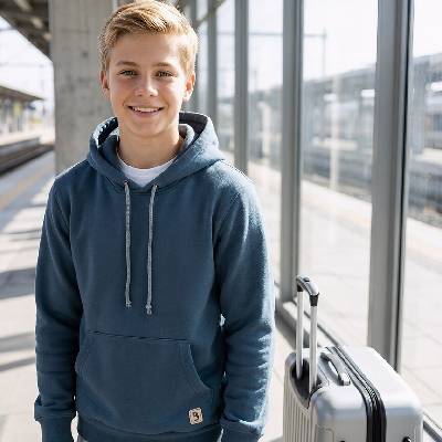 Baridi wear mikina hřejivá kapuce tm.lišejník