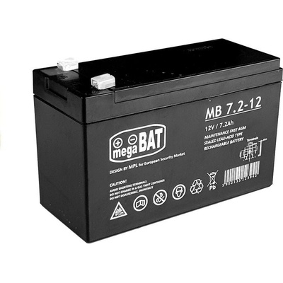 LeanToys AGM gelová baterie pro auto na 12V7.2 baterie