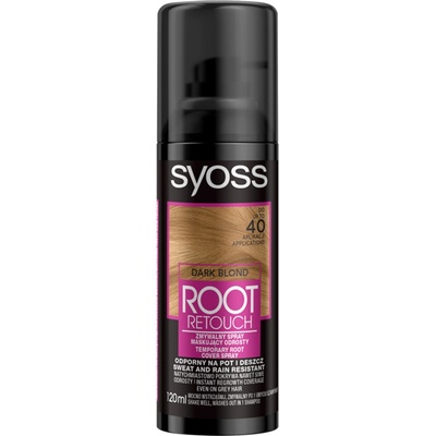 Syoss Sprej pro zakrytí odrostů, tmavá blond, 120 ml