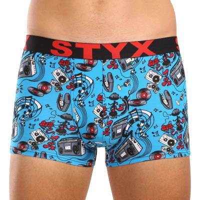 Styx Мъжки боксерки Styx art спортна гума надразмер музика Styx | Mnogotsveten | МЪЖЕ | 3XL