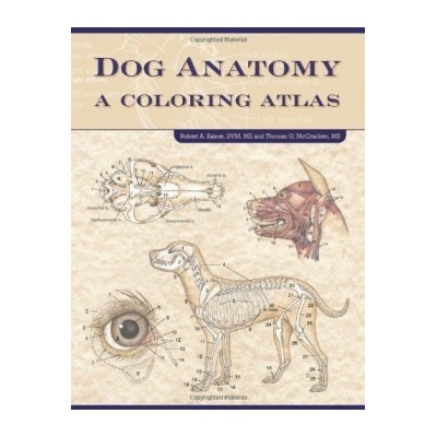 Dog Anatomy: A Coloring Atlas: A Colouring At- Robert Kainer, Thomas O. McCra