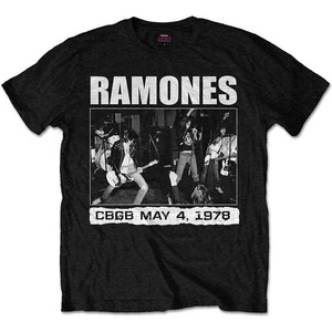 Ramones CBGB 1978 Black L Риза (RATS22MB03)