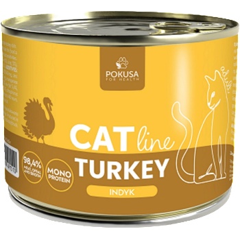 POKUSA POKUSA - консерва за котки, 100% пуешко, 200 гр - Полша (PokusaForHealth)