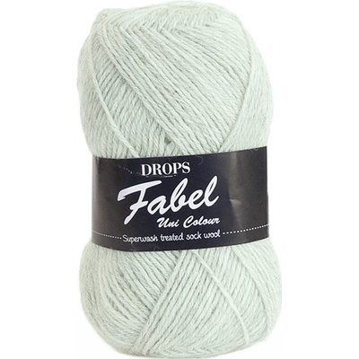 Příze DROPS Fabel Unicolor 114 - stříbrošedá