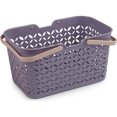 Prima-obchod Plastový košík 18,5x28 cm, barva 3 levandulová