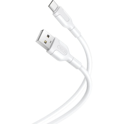 XO Кабел USB-USB-C, 1.0 m, 2, 1 A, NB212, бял - XO
