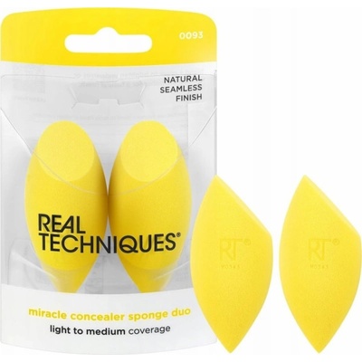 Real Techniques Miracle Concealer Sponge Duo 2 ks – Zboží Dáma