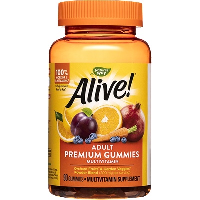 Nature's Way Алайв Premium Мултивитамини за Възрастни 90 желирани таблетки | Nature’s Way (15817)