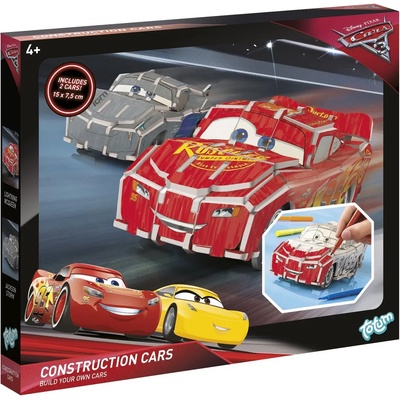 Totum Творчески комплект Totum Cars 3 - Направи си сам, Количка със задвижващ механизъм (T140196)
