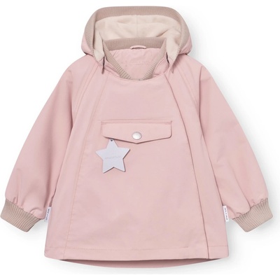 Mini A Ture Детско водоустойчиво яке Mini A Ture Kid's Matwai Fleece Lined Jacket Waterproof jacket - Rose Smoke - размер 116 (703-6704-0315)