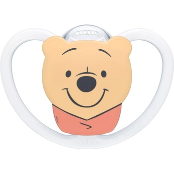 Nuk Силиконова залъгалка NUK Perfect Match Air - 6-18 м, Мечо Пух, бяла (10176354)