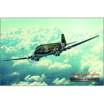 Lietadlo Douglas C-47 Skytrain - ceduľa 29cm x 20cm Plechová tabuľa