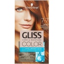 Farby na vlasy Schwarzkopf Gliss Color 7-7 Medený Tmavoplavý