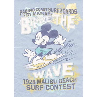 IADX4-014 Fototapeta vliesová Mickey Brave the Wave rozměry 200x280 cm
