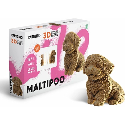 Cartonic 3D Puzzle Maltipoo 122 ks