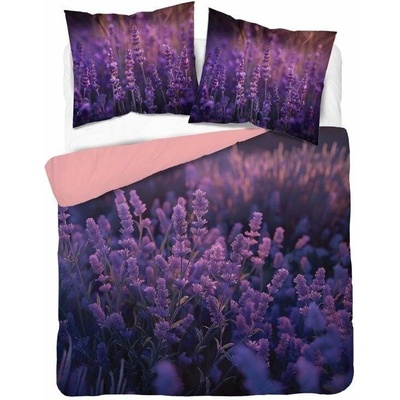 Detexpol obliečky 3D Levanduľová lúka micro Polyester mikrovlákno 220x200 2x70x80