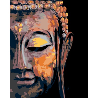 ZUTY Malování podle čísel - BUDDHA Rozměr: 80 x 100 cm, Rámování: vypnuté plátno na rám