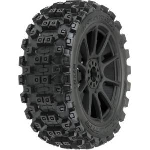 Pro-Line колело 3.3", гуми Badlands MX M2 Buggy, джанта Mach 10 H17 черен (2)