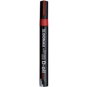 DONAU Лаков маркер, 2, 8 mm, M, DONAU "D-oil", червен 7369001PL-04 (7369001PL-04)