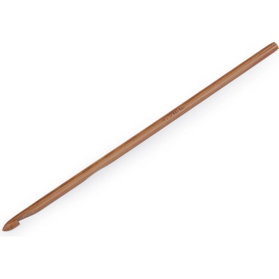 Bambusový háček na háčkování vel. 3; 4; 4,5; 5; 5,5 Varianta: 5 (4,5 mm) bambus tmavý, Balení: 1 ks