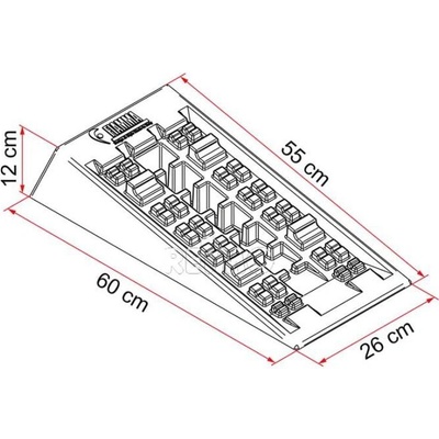 Fiamma Vyrovnávací klíny Level Magnum Jumbo