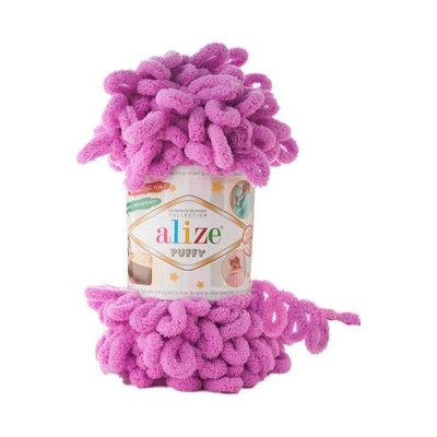 Priadza Alize Puffy 378 - fialková