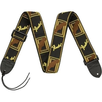 Image 1 of Fender 2'' Monogrammed Black/Yellow/Brown Колан за китара (0990681000)