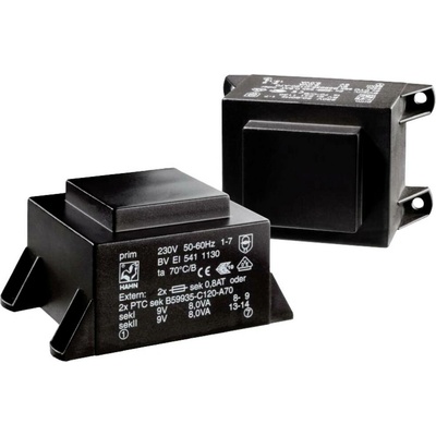 Hahn BV EI 541 1125 transformátor do DPS 1 x 230 V 1 x 15 V/AC 16.0 VA