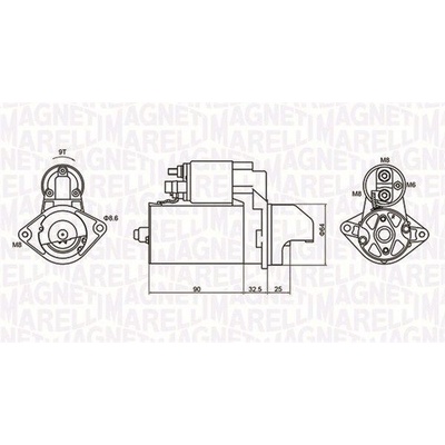 Startér MAGNETI MARELLI 063721334010