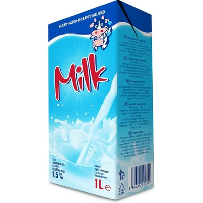 Milk Trvanlivé mlieko polotučné 1,5% 1 l