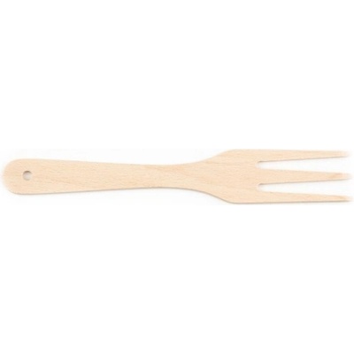 KOLIMAX Dřevěná vidlička se třemi hroty, 28 cm