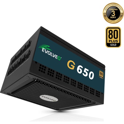 Evolveo G650 80Plus Gold 650W G650-BK