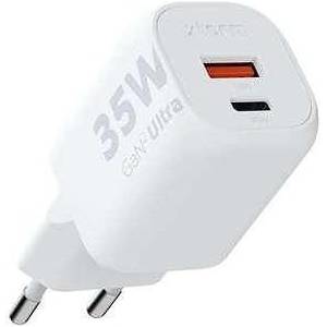 Xtorm Зарядно Xtorm GaN2 Ultra USB, порт USB-C, 220V, 35W, бял цвят