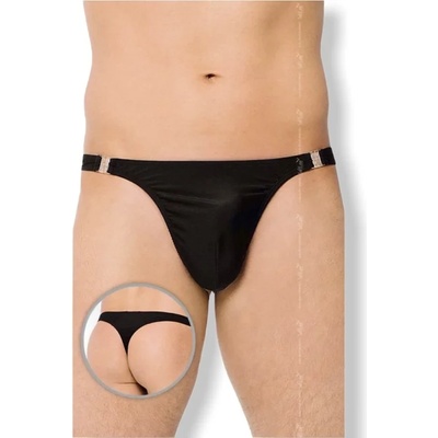 Прашки за мъже с практични закопчалки, размер XL - Thong 4432 Black (SLC0443214)