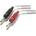 Mystim Adapter Lead Wire for 2mm Plug to Banana Plug 2 pcs