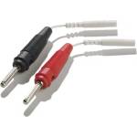 Mystim Adapter Lead Wire for 2mm Plug to Banana Plug 2 pcs