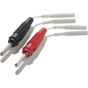 Mystim Adapter Lead Wire for 2mm Plug to Banana Plug 2 pcs