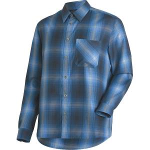 Maier Sports Мъжка риза с копчета Maier Sports Claas Shirt - Blue / Graphite / Check - размер 62 (EU) (033-2297-0918)